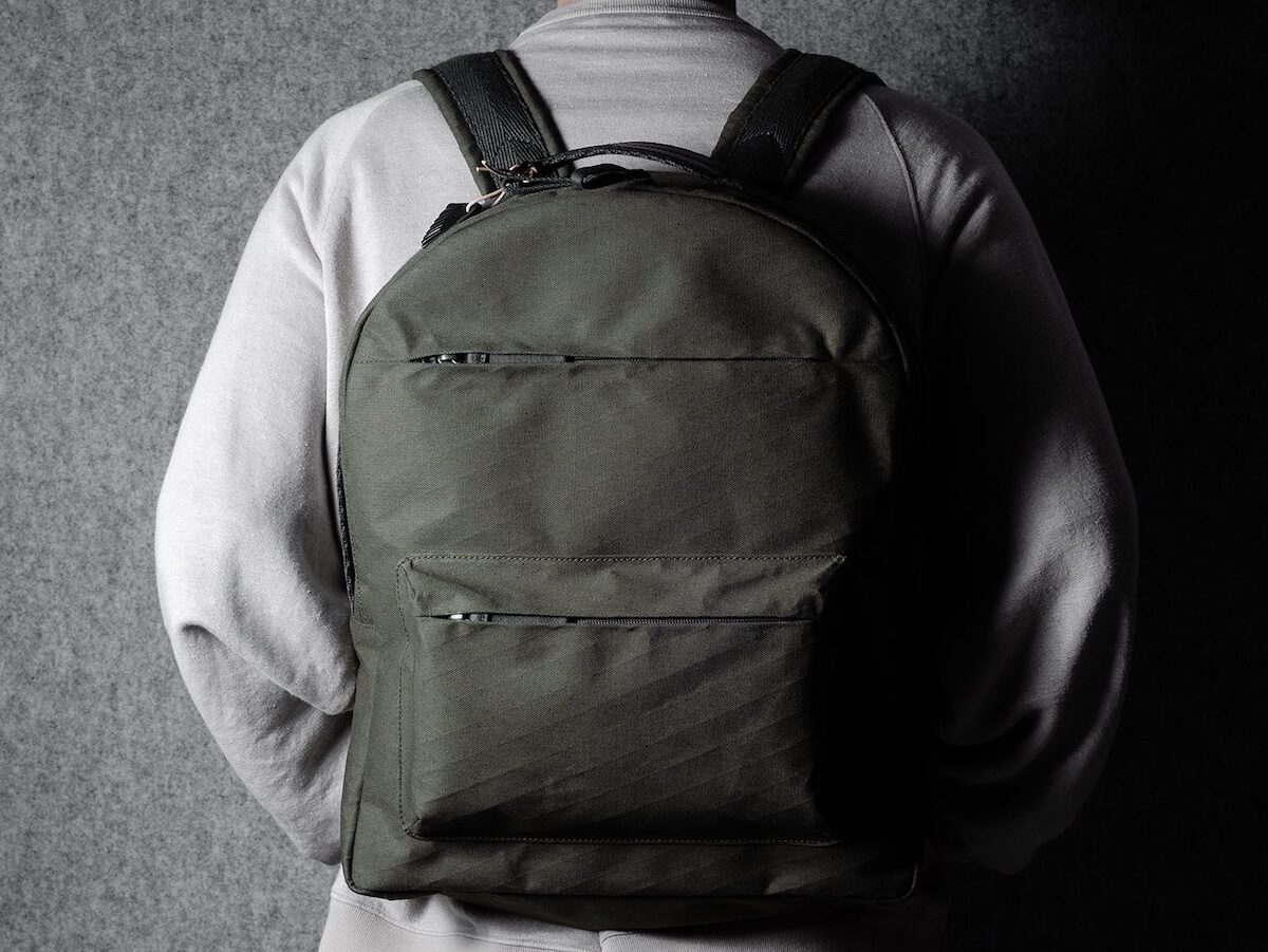 Misfit Backpack: Slim Bag with Weatherproof Cotton Laminate by Hardgraft on Gadget Flow